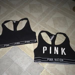 Pink sports bra bundle